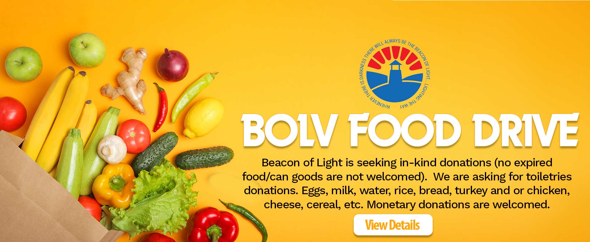 BOLV Food Drive